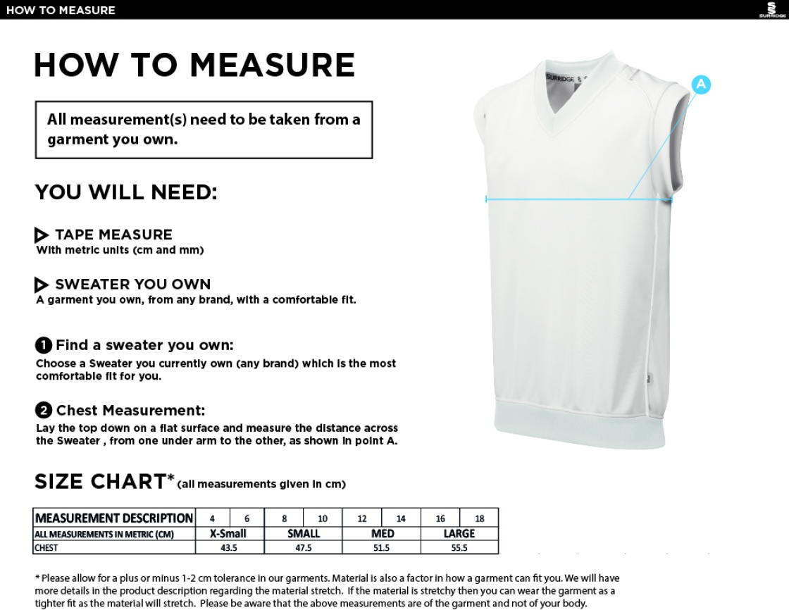 LYTHAM CC BLAST SLEEVELESS WOMENS SWEATER-Ivory - Size Guide