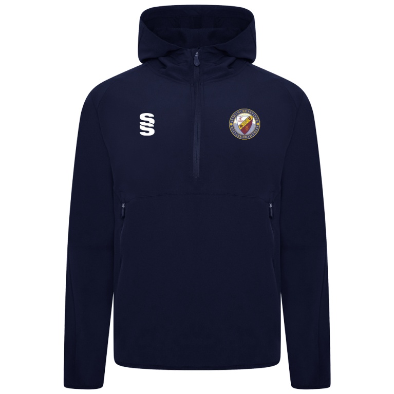 LYTHAM CC Dual Elite 1/4 Zip Hoody / Rain Jacket : Navy