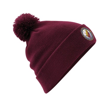 LYTHAM CC Original Pom Pom Beanie : Maroon